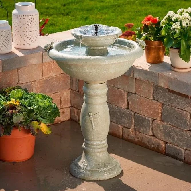 Bird Haven Shop 27 Bird Haven Shop -Bird Haven Shop 2 tier Solar Fountain Bird Bath