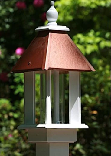 Pavilion Bird Feeder In Vinyl/PVC 1 Pavilion Bird Feeder In Vinyl/PVC