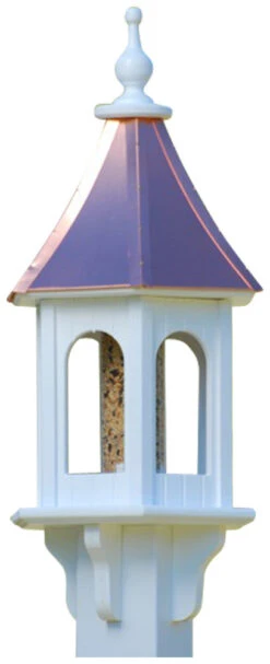 Copper Roof Gazebo Bird Feeder - 28x10 -Bird Haven Shop BF 10 BC