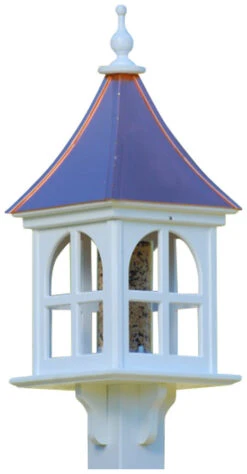 Copper Roof Bird Feeder Arch Window - 28x12 -Bird Haven Shop BF12 SQ BC 592fb6e6 15a8 40ae 8696 8c850c57f705