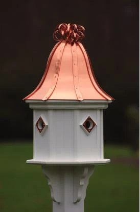 Copper Roof Birdhouse 34x14 Ribbon Detail 4 Portals 1 Copper Roof Birdhouse 34x14 Ribbon Detail 4 Portals