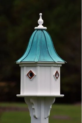 Copper Roof Birdhouse 34x14- 4 Portals 2 Copper Roof Birdhouse 34x14- 4 Portals - Image 2