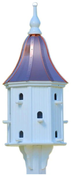 Copper Roof Dovecote Birdhouse 42x16 -Bird Haven Shop BH16 12 BC BELL