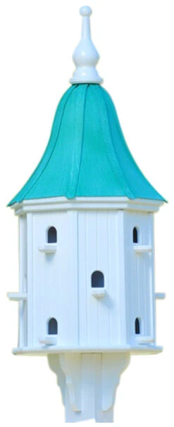 Copper Roof Dovecote Birdhouse 42x16 -Bird Haven Shop BH16 12 PC BELL
