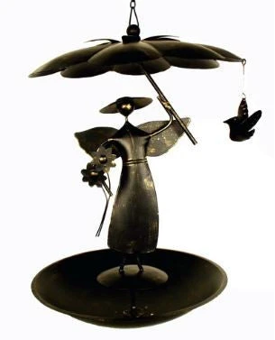 Garden Angel Hanging Bird Feeder 1 Garden Angel Hanging Bird Feeder