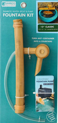 Traditional Bamboo Fountain Kit 5 Traditional Bamboo Fountain Kit -Bird Haven Shop Bamboo Fountain Kit