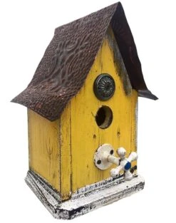 Barn Wood & Tin Rustic Birdhouses -Bird Haven Shop Barn Wood Rustic Birdhouse