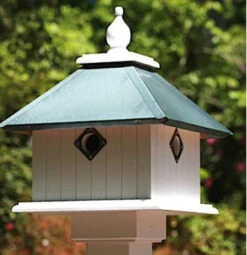 Carriage House-4 Nest Vinyl Birdhouse