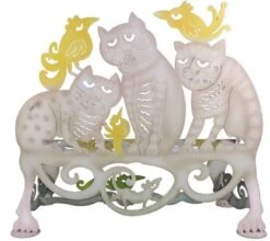 Garden Cat Bench -Bird Haven Shop Cat Bench Back Detail