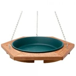 Classic Hanging Wood Bird Bath