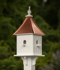 Bird Haven Shop -Bird Haven Shop Copper Roof Birdhouse Square