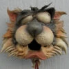 Zany Cat-2 Ceramic Birdhouse