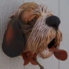 St. Bernard Ceramic Birdhouse