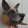 German Shepherd Ceramic Birdhouse