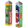 Holiday Garden Art Poles 20-inch