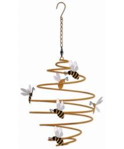 Nesting Materials With Large Bee Spinner -Bird Haven Shop Large Bee Spinner