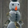 Snow Man Wild Bird Feeder