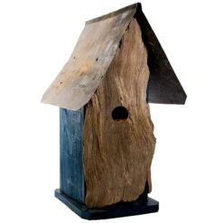 Natural Log Front Birdhouses 11 Natural Log Front Birdhouses -Bird Haven Shop Natural Log Front Birdhouse 1A