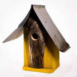 Natural Log Front Birdhouses 10 Natural Log Front Birdhouses -Bird Haven Shop Natural Log Front Birdhouse 6A