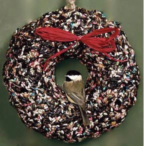Large Bird Seed Wreath 1 Large Bird Seed Wreath