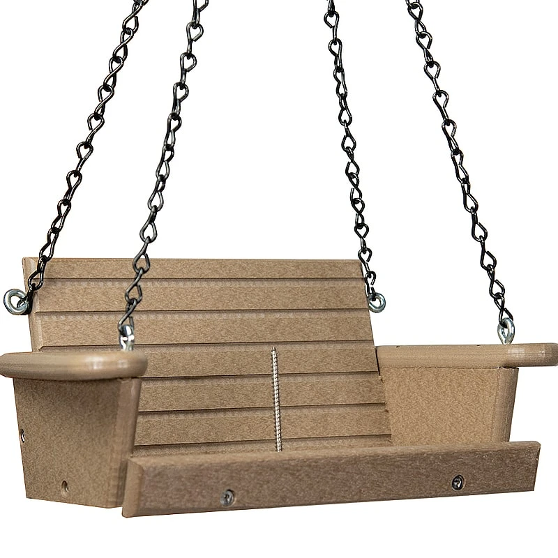 Porch Swing Squirrel Feeder- Cedar Or Poly 2 Porch Swing Squirrel Feeder- Cedar Or Poly - Image 2