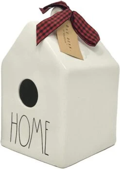 Ceramic Birdhouse- Rae Dunn Home -Bird Haven Shop Rae Dunn Home Birhouse