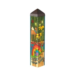 20" Vinyl Art Poles - 7 Designs -Bird Haven Shop Rainbow Bridge Dog Art Pole