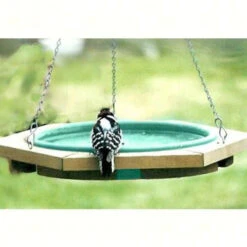 Classic Hanging Wood Bird Bath -Bird Haven Shop SE504
