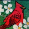 Ceramic Art Tiles-Cardinals Set/2