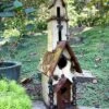 Tall Vintage Church Birdhouse