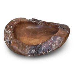 Natural Teak Root Bowls- 2 Sizes 25 Natural Teak Root Bowls- 2 Sizes -Bird Haven Shop Teak wood bowl 8