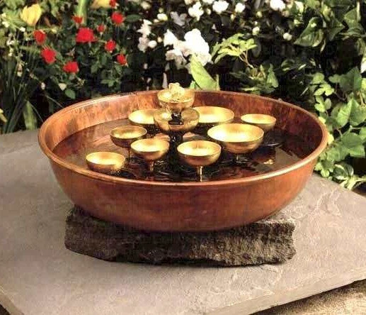 Water Bell Copper Fountain/Chime 1 Water Bell Copper Fountain/Chime