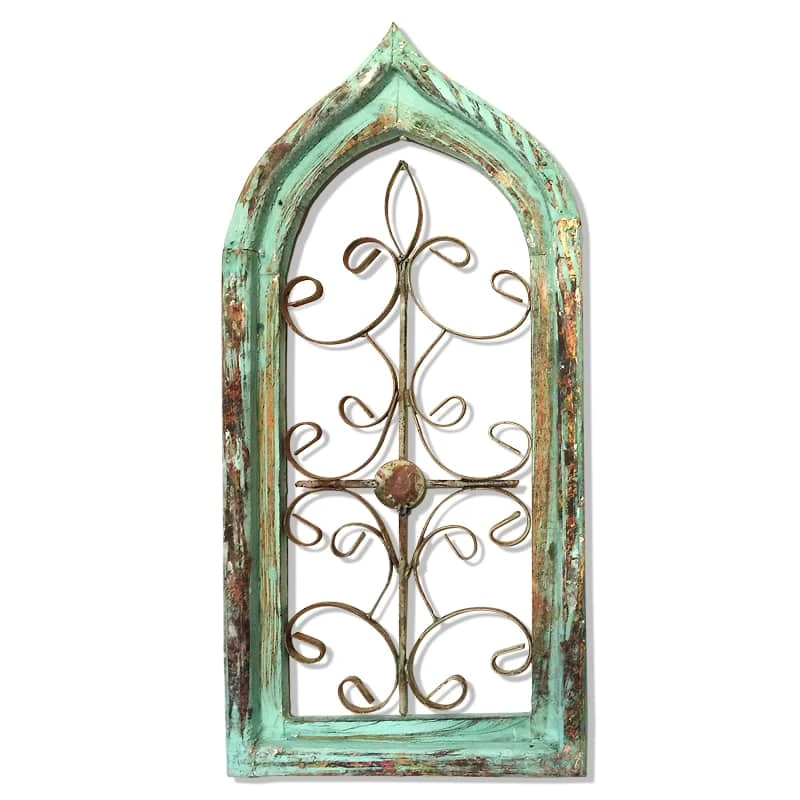 Rustic Window Frame Arch- Green Or Blue 1 Rustic Window Frame Arch- Green Or Blue