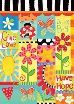 Folk Garden Tall Bird Bath -Bird Haven Shop art pole bird bath 4 side detail