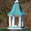 Copper Roof Bird Feeder Column Style - 28x12