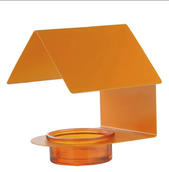 Fence-Post Bluebird Feeder- Blue Or Orange 2 Fence-Post Bluebird Feeder- Blue Or Orange - Image 2