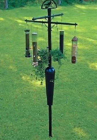 Squirrel Stopper 8-Arm Bird Feeder Pole 1 Squirrel Stopper 8-Arm Bird Feeder Pole