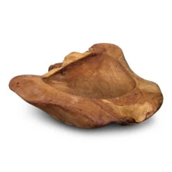 Natural Teak Root Bowls- 2 Sizes 18 Natural Teak Root Bowls- 2 Sizes -Bird Haven Shop teak wood bowl 1