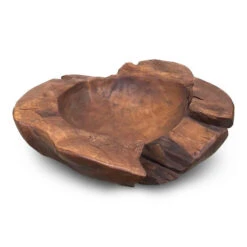 Natural Teak Root Bowls- 2 Sizes 20 Natural Teak Root Bowls- 2 Sizes -Bird Haven Shop teak wood bowl 3