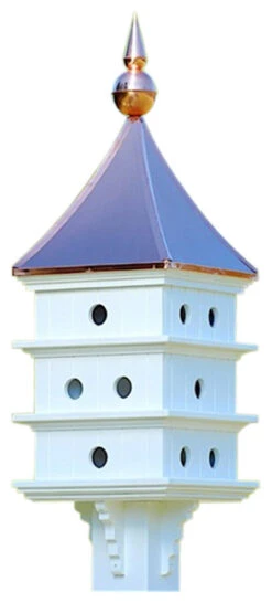 Copper Roof Purple Martin House 52x18 -Bird Haven Shop traditional birdhouses